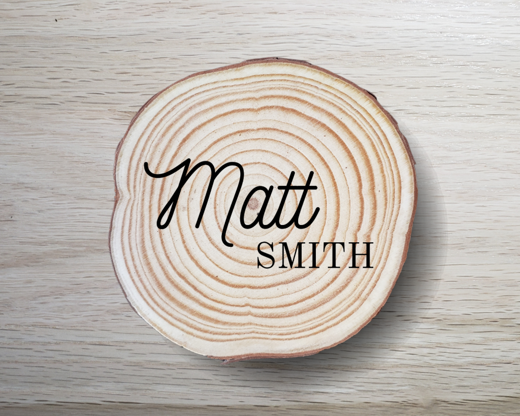 Simplistic Place Card