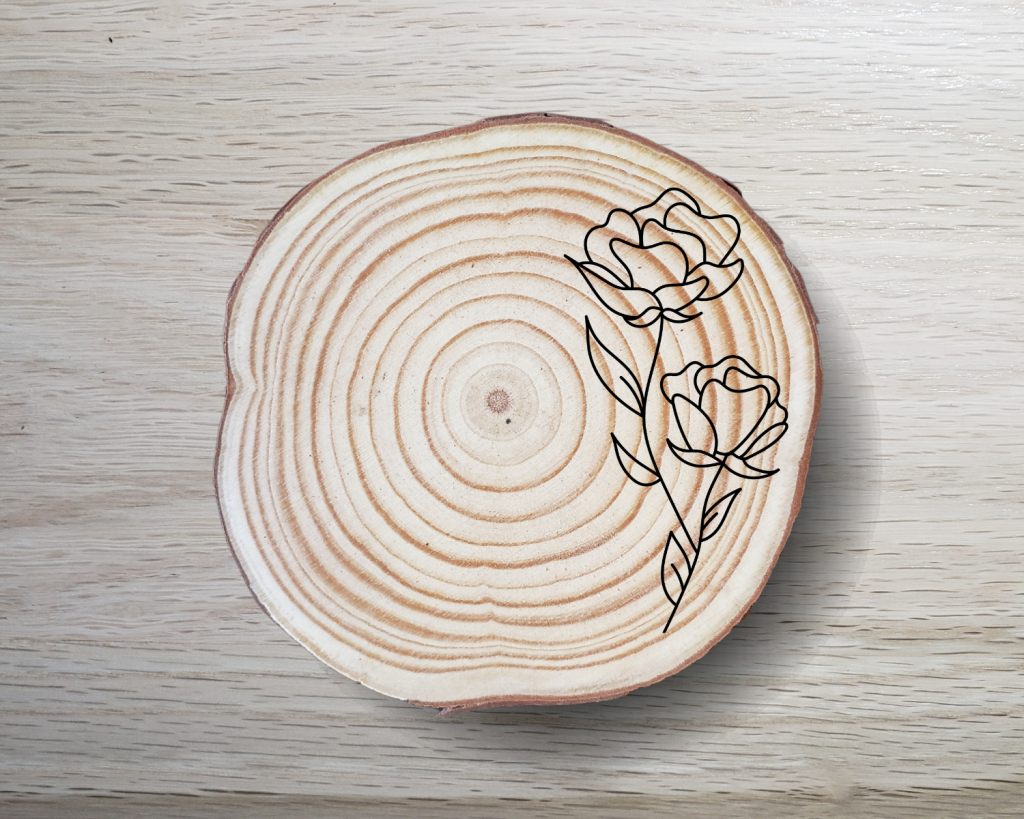 Rose Coaster Set