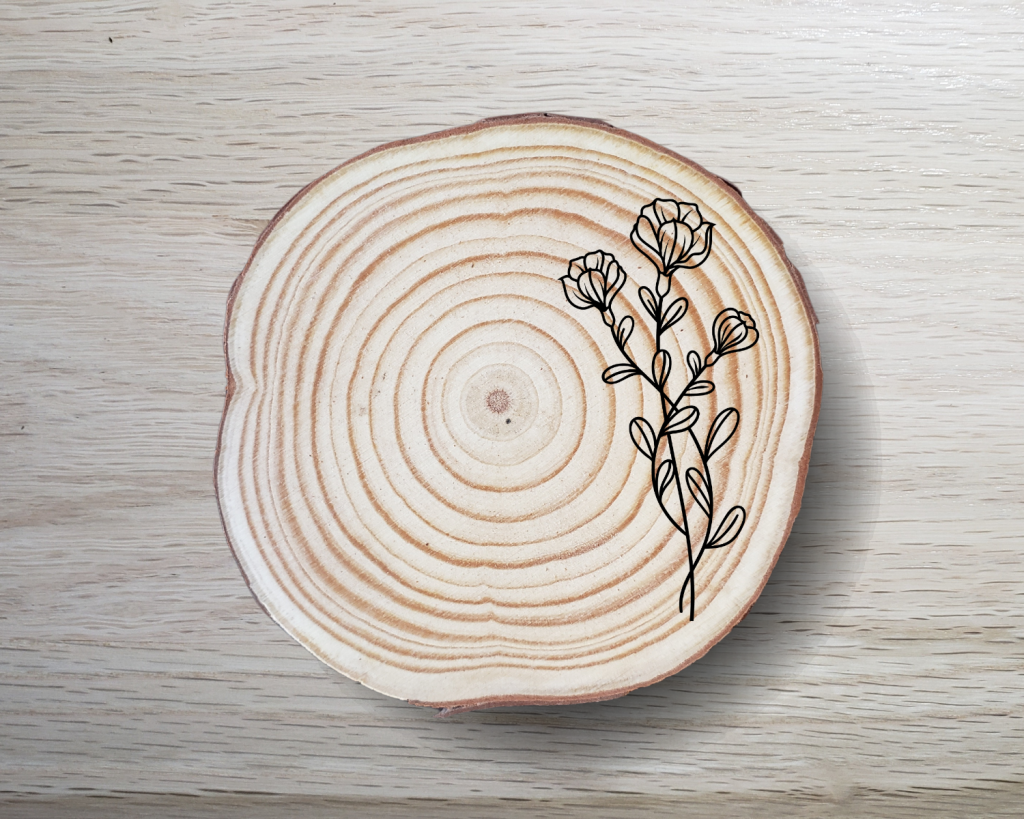 Blooming Flower Coaster Set