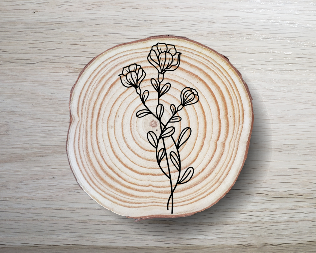Blooming Flower Coaster Set