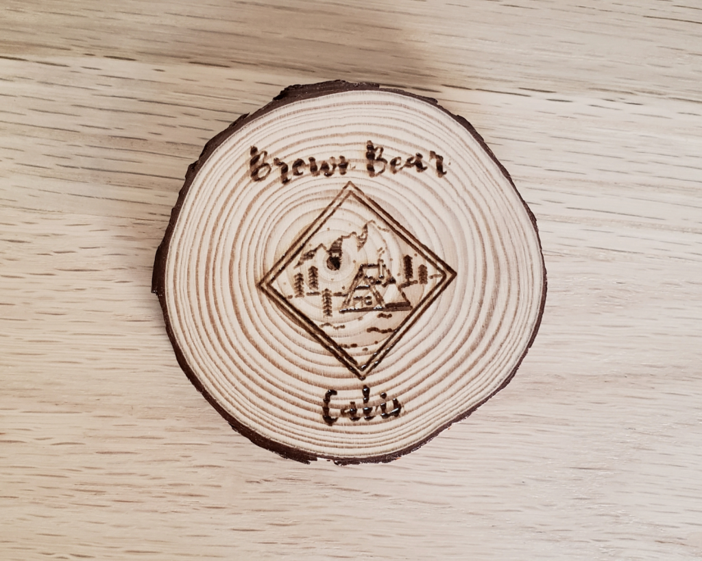 Square Cabin Coaster Set