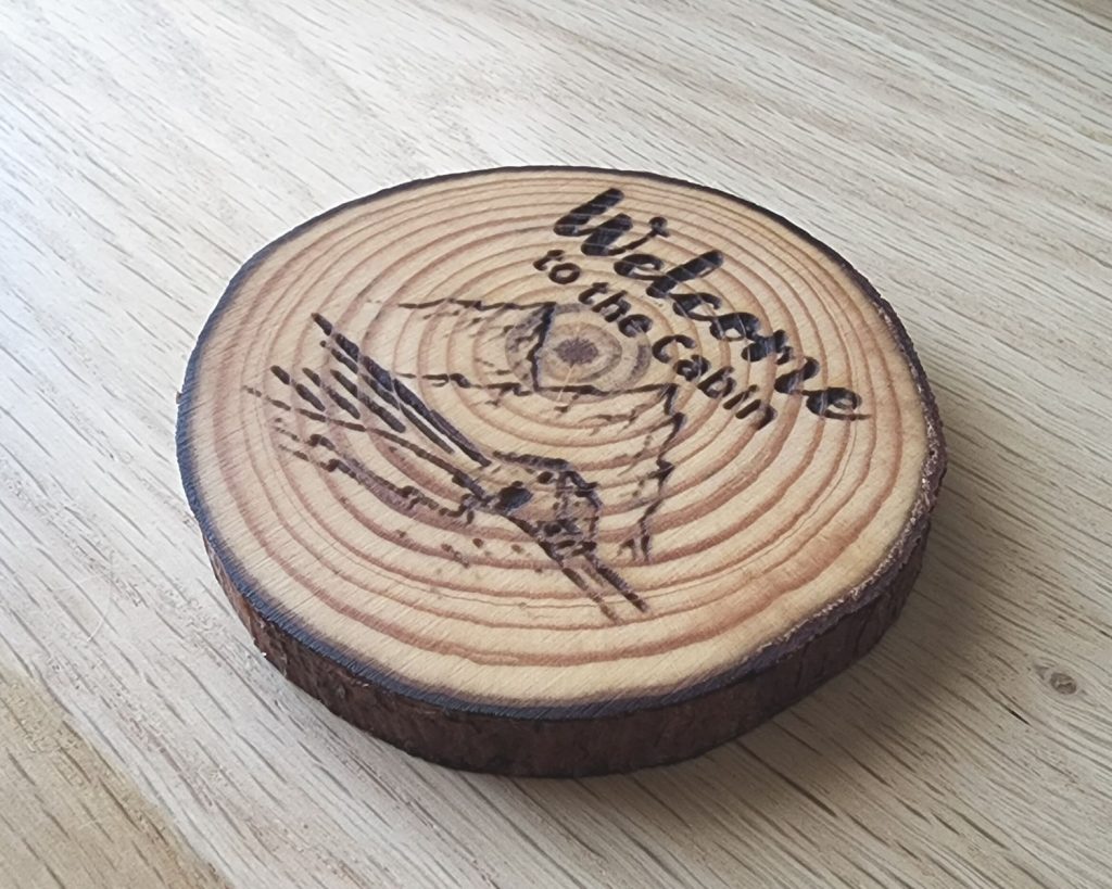 Mountain Cabin Coaster Set