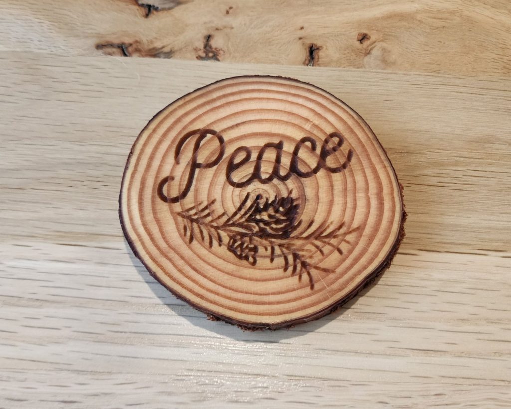 Pine Cone Place Card