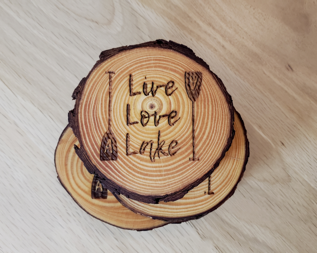 Lake Paddles Coaster Set