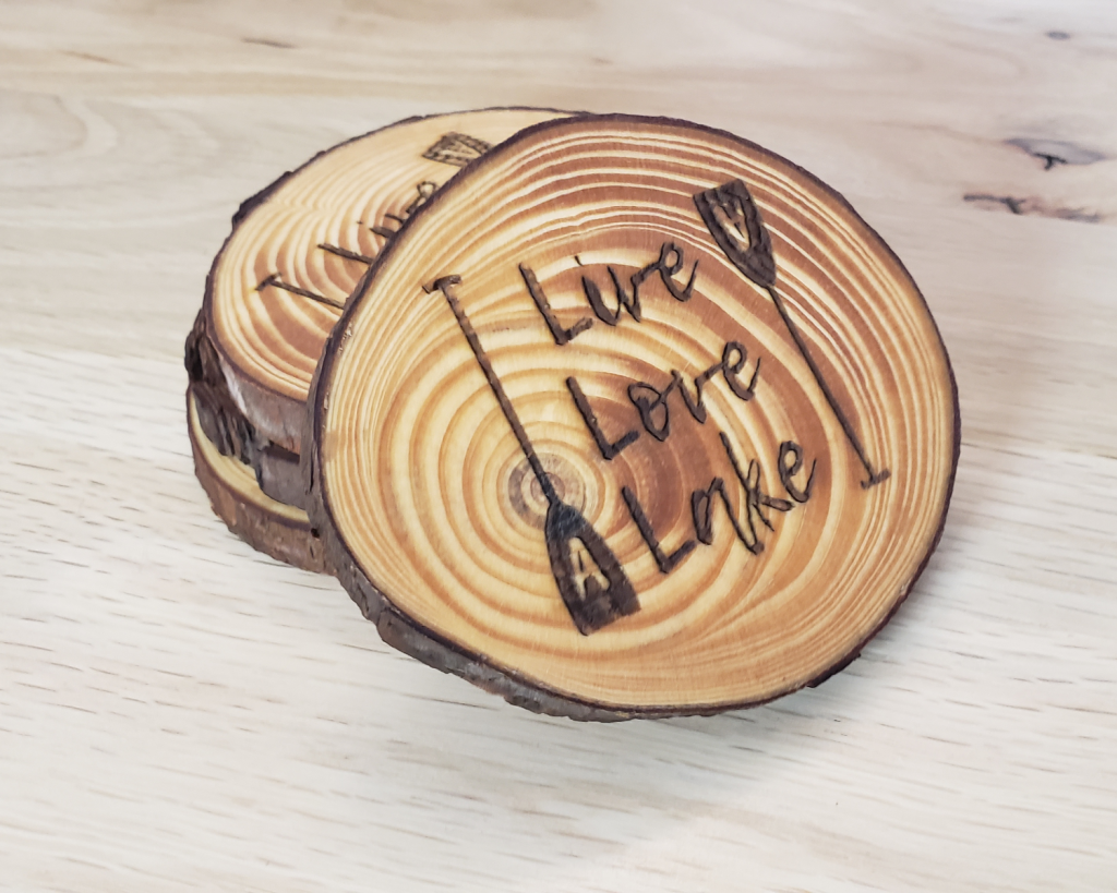 Lake Paddles Coaster Set