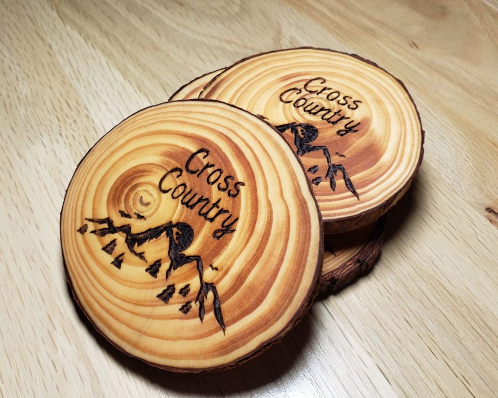 Mountain with Trees Coaster Set