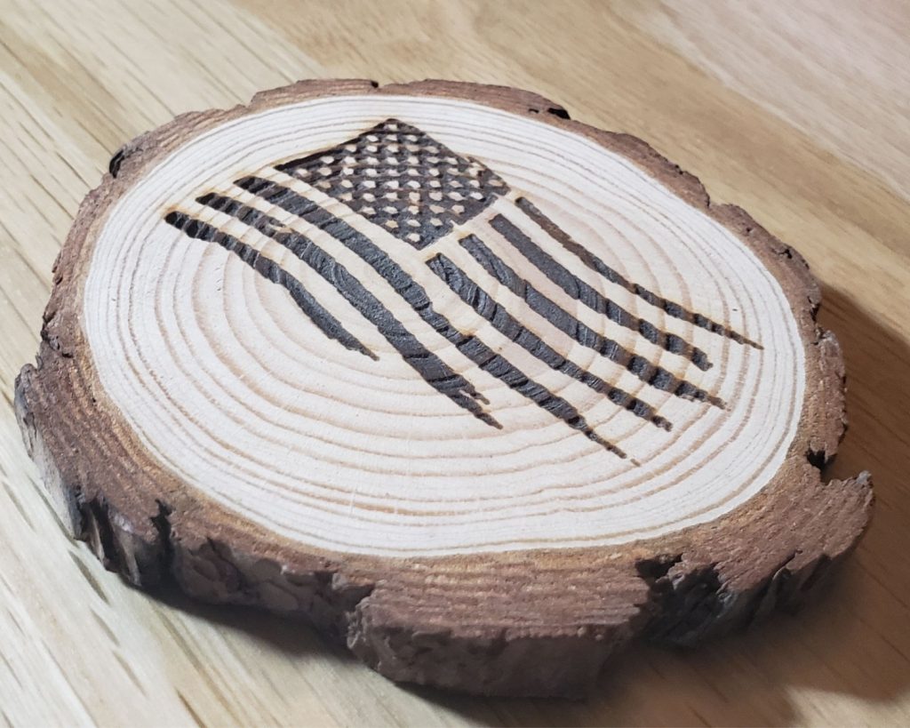 American Flag Coaster Set