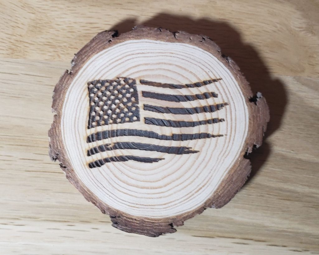 American Flag Coaster Set