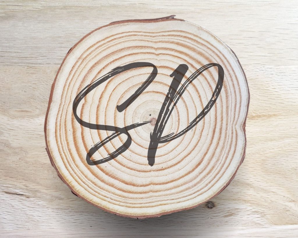 Decorative Monogram Coaster Set