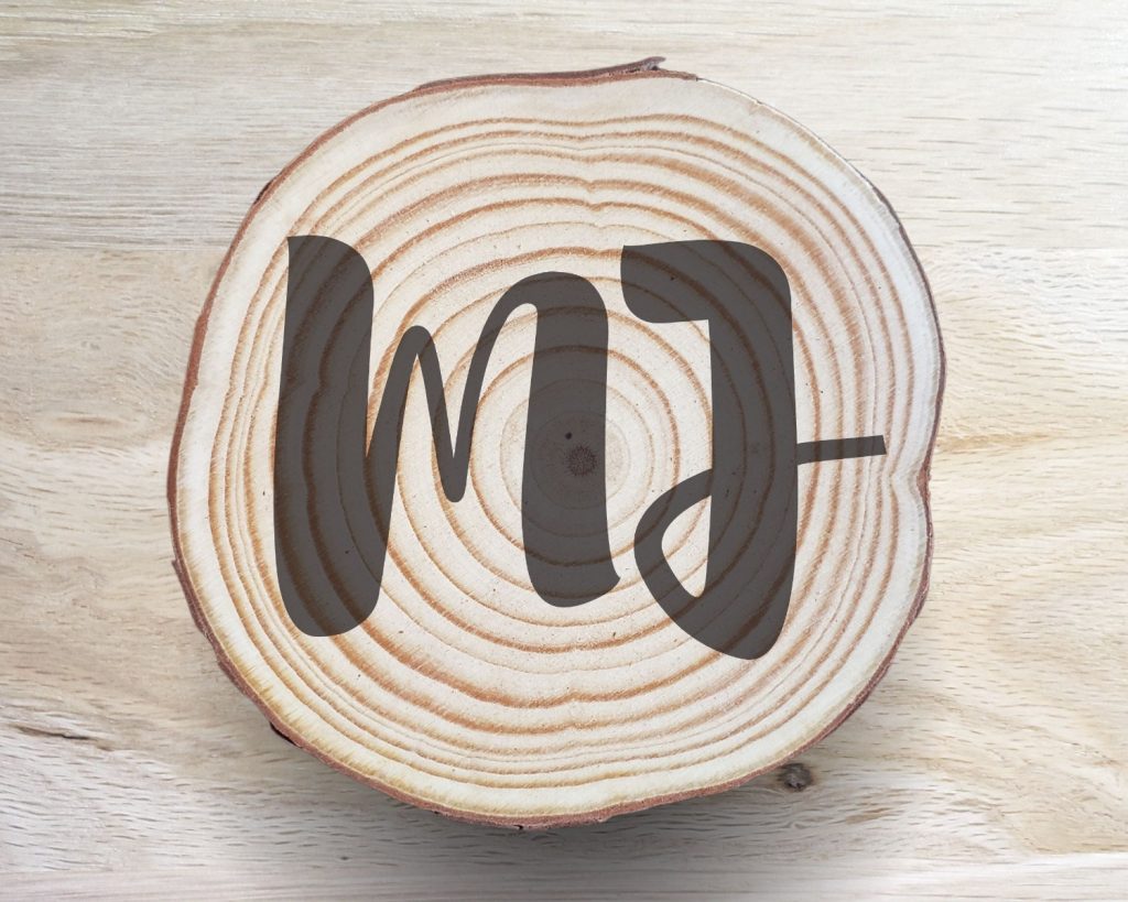 Bold Monogram Coaster Set