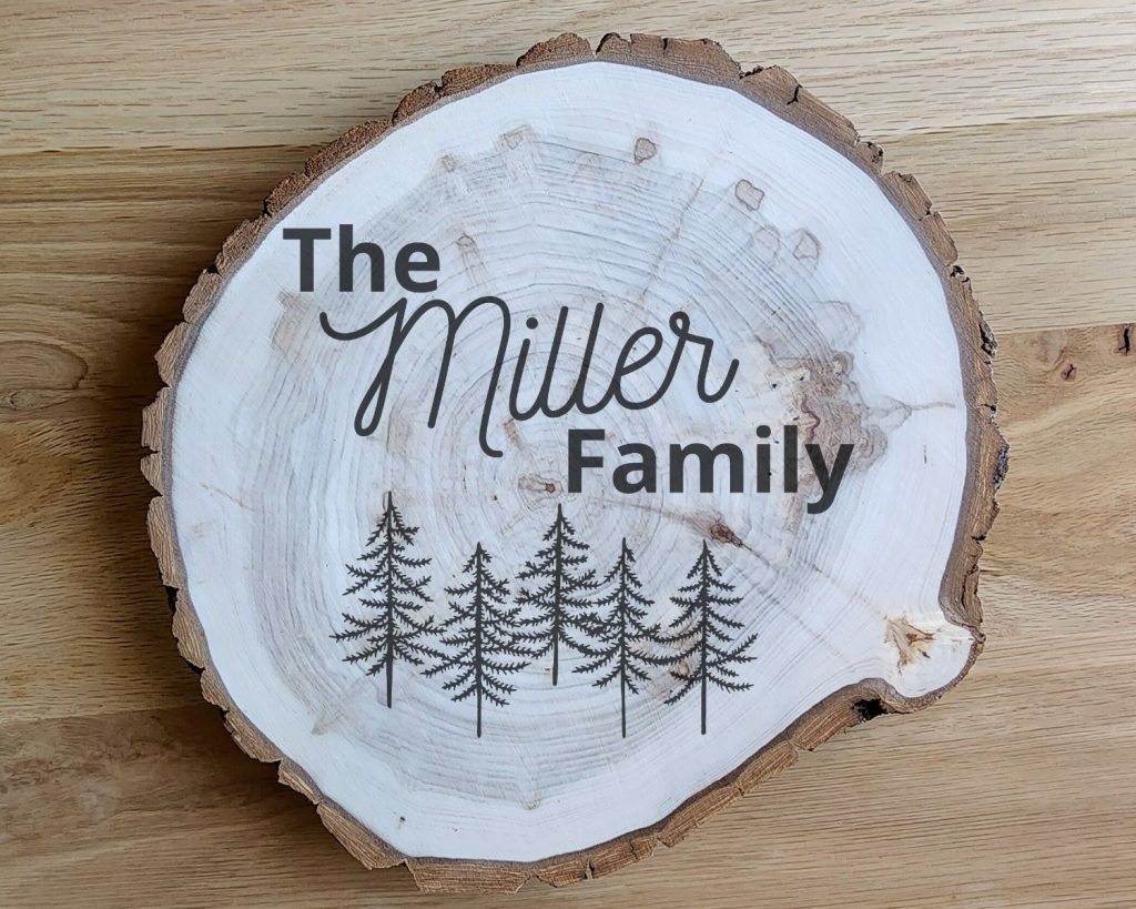 Tree Round Sign