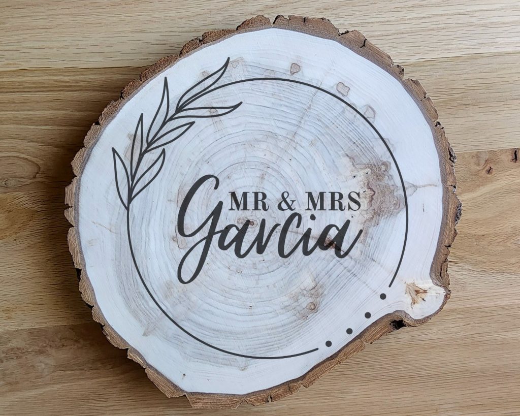 Monogram Circle Round Sign