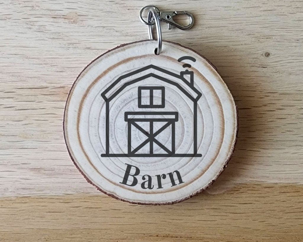 Barn and Tool Keychain
