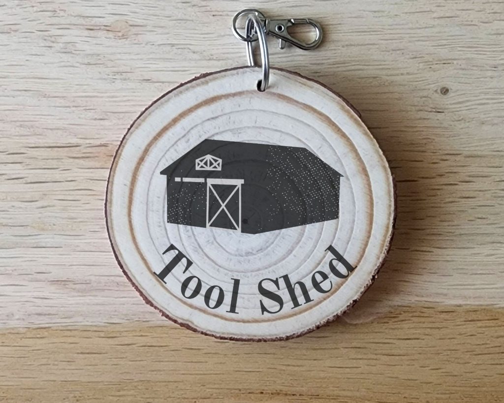 Barn and Tool Keychain