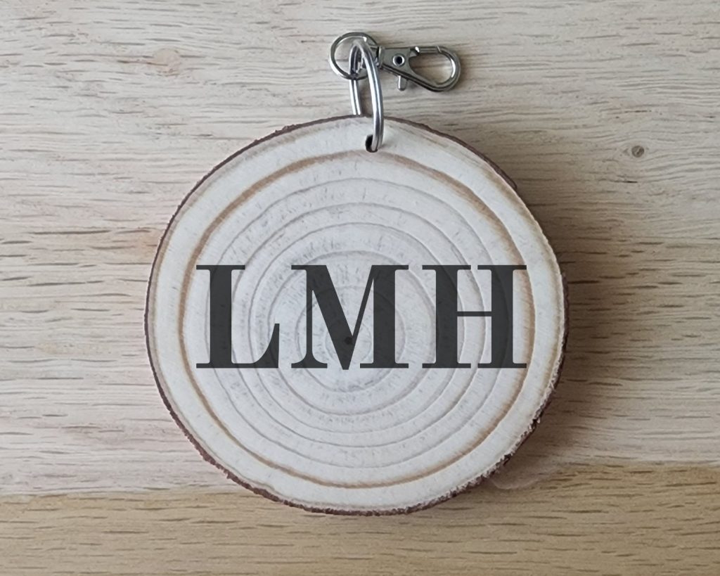 Monogram Bold Keychain