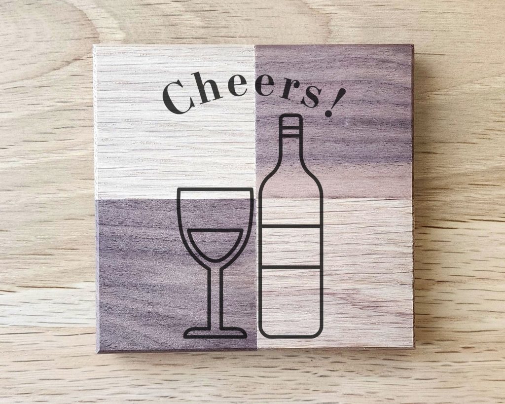 Custom Two Tone Coaster Set