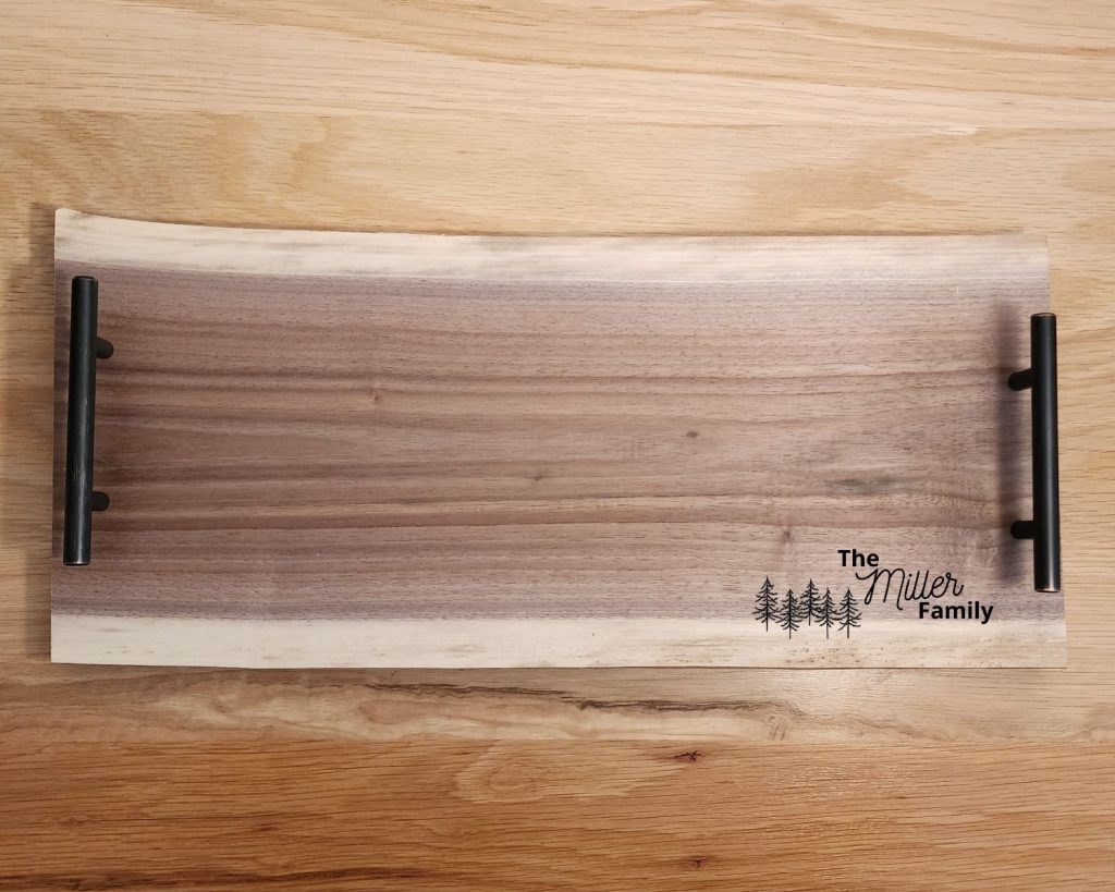 Tree Walnut Live Edge Charcuterie Board