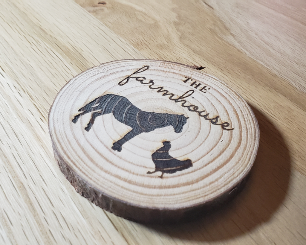 Horse and Chicken Coaster Set