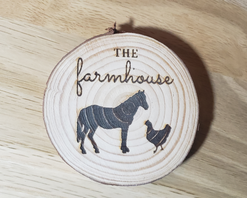 Horse and Chicken Coaster Set