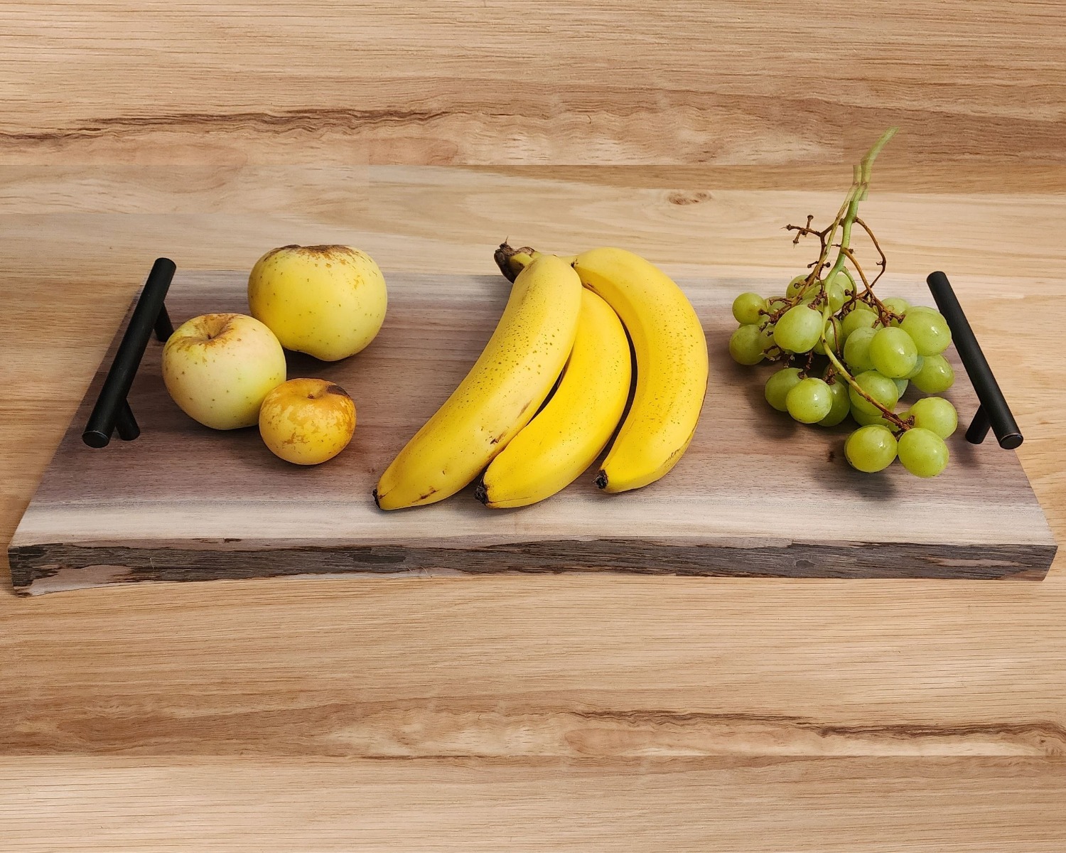 Custom Walnut Live Edge Charcuterie Board