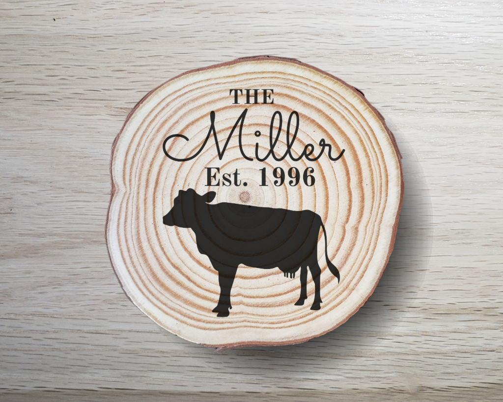 Farm Cow Coaster Set